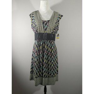 NEW Style & Co. Marrakesh Multicolor‎ Mini Dress Women's Size M Petite